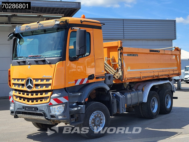 Camion benne Mercedes-Benz Arocs 3345 6X6 11m3 Meiller Mixer Steelsuspension Big-Axle Euro 6: photos 8