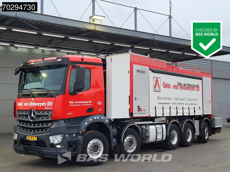 Mercedes-Benz Arocs 4951 Arocs 10X4 NL-Truck Bremat S5.10.13 XL sandmortal Lift+Steering Axle Euro 6 - Camion pompe: photos 1 Mercedes-Benz Arocs 4951 Arocs 10X4 NL-Truck Bremat S5.10.13 XL sandmortal Lift+Steering Axle Euro 6 - Camion pompe: photos 1