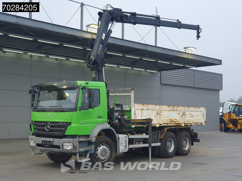 Mercedes-Benz Axor 2633 6X4 HIAB 144 ES-3 Kran Crane Manual Big-Axle Steelsuspension Euro 4 - Camion benne, Camion grue: photos 3 Mercedes-Benz Axor 2633 6X4 HIAB 144 ES-3 Kran Crane Manual Big-Axle Steelsuspension Euro 4 - Camion benne, Camion grue: photos 3