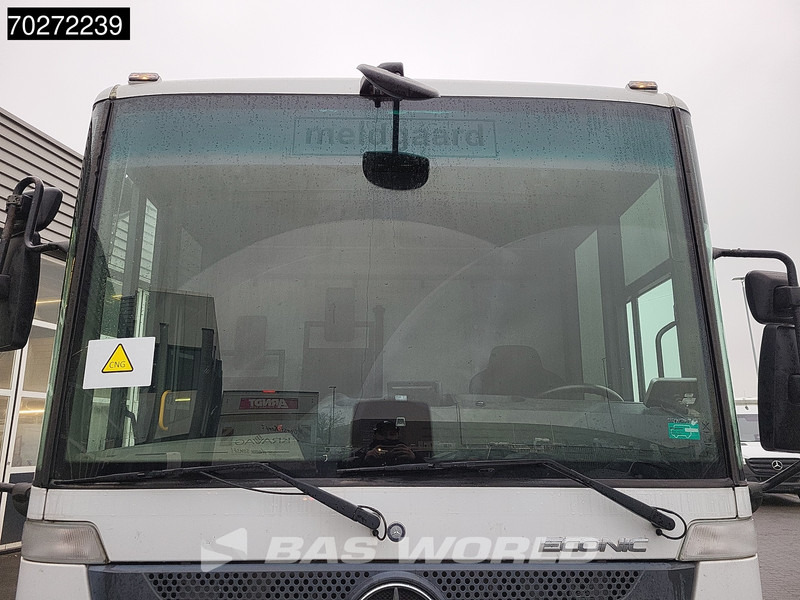 Benne à ordures ménagères Mercedes-Benz Econic 1830 4X2 CNG Engine 13m3 NTM KGLS-HL Big-Axle Euro 6: photos 15