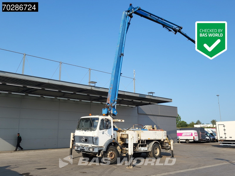 Mercedes-Benz SK 1922 4X2 Schwing Stetter KVM 26/22 Pump Steel Suspension Big-Axle Manual Euro 1 - Camion pompe: photos 1 Mercedes-Benz SK 1922 4X2 Schwing Stetter KVM 26/22 Pump Steel Suspension Big-Axle Manual Euro 1 - Camion pompe: photos 1