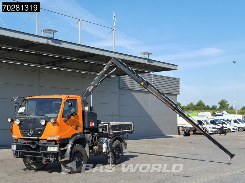 Mercedes-Benz U20 4X4 Hiab 022D-3 HIDUO Kran Crane Hydraulic Euro 5 - Camion plateau, Camion grue: photos 5 Mercedes-Benz U20 4X4 Hiab 022D-3 HIDUO Kran Crane Hydraulic Euro 5 - Camion plateau, Camion grue: photos 5