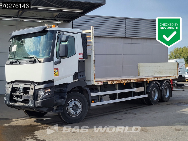 Renault C 380 6X4 7500mm platform Automatic Retarder Euro 6 - Camion plateau: photos 1 Renault C 380 6X4 7500mm platform Automatic Retarder Euro 6 - Camion plateau: photos 1