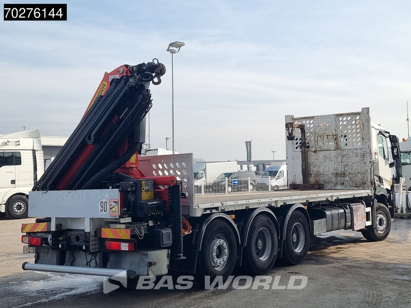 Camion plateau, Camion grue Renault C 380 8X4 Palfinger PK 23001 EH Remote Lift+Lenkachse Euro 6: photos 16