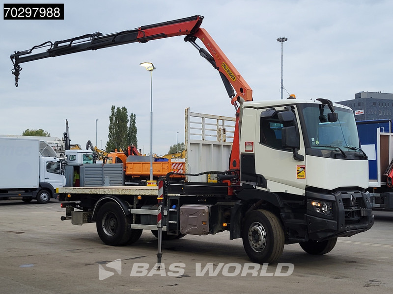 Renault C 380 C 4X2 Palfinger PK 12.501 Crane Big-Axle Steelsuspension Automatic Euro 6 - Camion plateau, Camion grue: photos 3 Renault C 380 C 4X2 Palfinger PK 12.501 Crane Big-Axle Steelsuspension Automatic Euro 6 - Camion plateau, Camion grue: photos 3