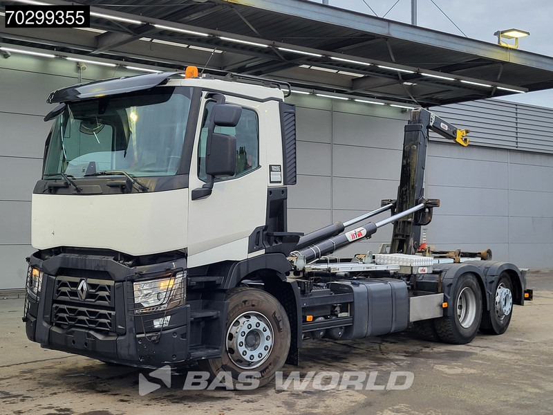 Renault C 460 6X2 20 tons Hyva 20-57-S containersystem Lift+steering Axle Automatic LED - Camion ampliroll: photos 3 Renault C 460 6X2 20 tons Hyva 20-57-S containersystem Lift+steering Axle Automatic LED - Camion ampliroll: photos 3