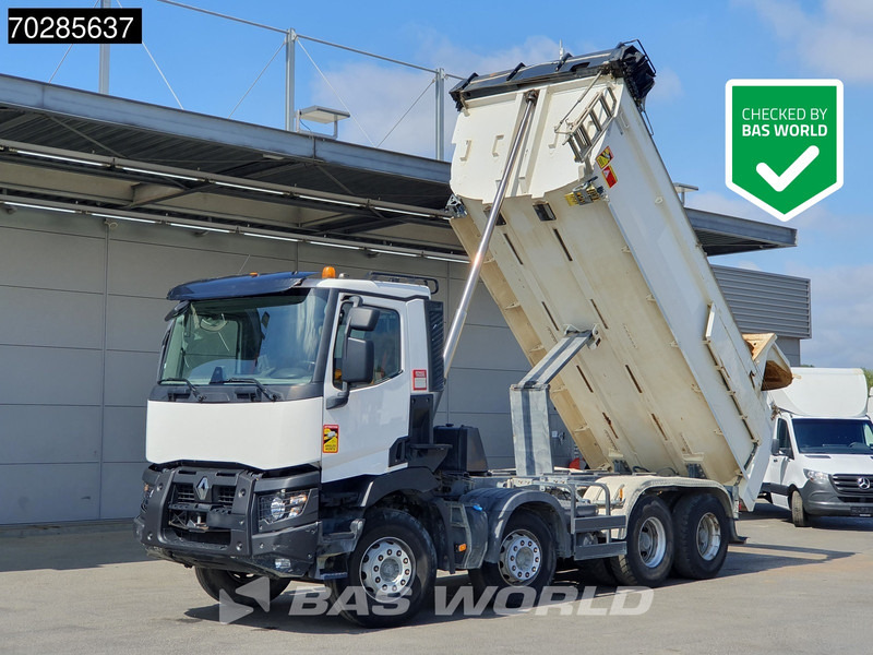 Renault C 460 8X4 17m3 Meiller Tipper Steelsuspension Automatic BigAxle Euro 6 - Camion benne: photos 1 Renault C 460 8X4 17m3 Meiller Tipper Steelsuspension Automatic BigAxle Euro 6 - Camion benne: photos 1