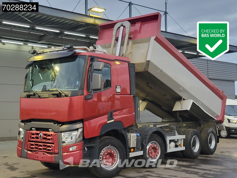 Renault C 520 C 8X4 14m3 Tipper Retarder Xenon Big-Axle Navi Euro 6 - Camion benne: photos 1 Renault C 520 C 8X4 14m3 Tipper Retarder Xenon Big-Axle Navi Euro 6 - Camion benne: photos 1