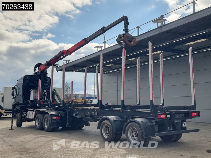 Renault K 520 6X6 Holz Kran Palfinger Q180Z96 6x6 Big-Axle Steelsuspension - Camion grumier, Camion grue: photos 5 Renault K 520 6X6 Holz Kran Palfinger Q180Z96 6x6 Big-Axle Steelsuspension - Camion grumier, Camion grue: photos 5