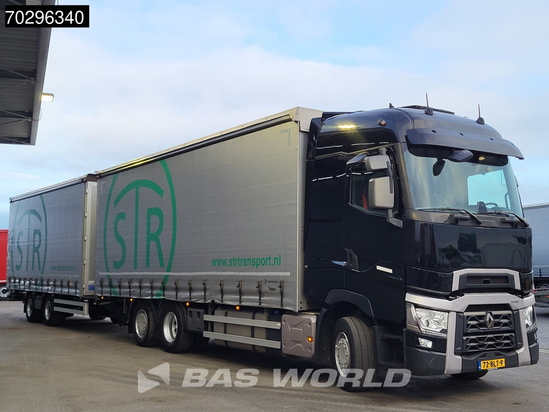 Renault T 480 6X2 NL-Truck combi Liftaxle 1500kg Ladebordwand Euro 6 - Camion à rideaux coulissants: photos 3 Renault T 480 6X2 NL-Truck combi Liftaxle 1500kg Ladebordwand Euro 6 - Camion à rideaux coulissants: photos 3