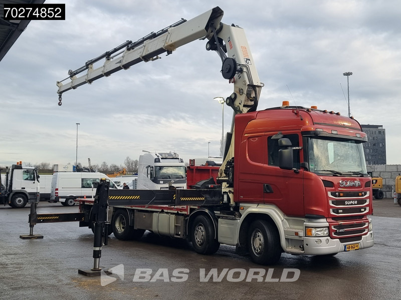 Scania G450 8X2 NL-Truck Hiab X-HIPRO 1058EP-6 Kran Front stab Retarder Euro 6 - Camion plateau, Camion grue: photos 3 Scania G450 8X2 NL-Truck Hiab X-HIPRO 1058EP-6 Kran Front stab Retarder Euro 6 - Camion plateau, Camion grue: photos 3