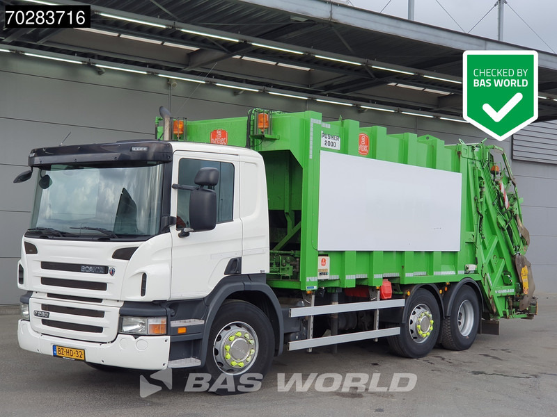 Scania P280 6X2 NL-Truck VDK Pusher2000 CB011 Eurolift Euro 5 - Benne à ordures ménagères: photos 1 Scania P280 6X2 NL-Truck VDK Pusher2000 CB011 Eurolift Euro 5 - Benne à ordures ménagères: photos 1