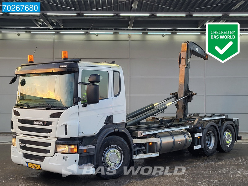 Scania P310 6X2 LNG! NL-Truck 21T Hiab XR21Z61 Retarder Lift-Lenkachse Euro 6 - Camion ampliroll: photos 1 Scania P310 6X2 LNG! NL-Truck 21T Hiab XR21Z61 Retarder Lift-Lenkachse Euro 6 - Camion ampliroll: photos 1