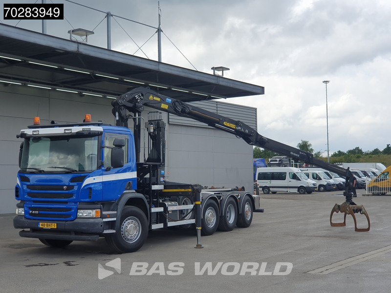 Scania P410 8X2 NL-Truck Palfinger Q150Z Crane 30T VDL hooklift Lift-Lenkachse Euro 6 - Camion ampliroll, Camion grue: photos 5 Scania P410 8X2 NL-Truck Palfinger Q150Z Crane 30T VDL hooklift Lift-Lenkachse Euro 6 - Camion ampliroll, Camion grue: photos 5