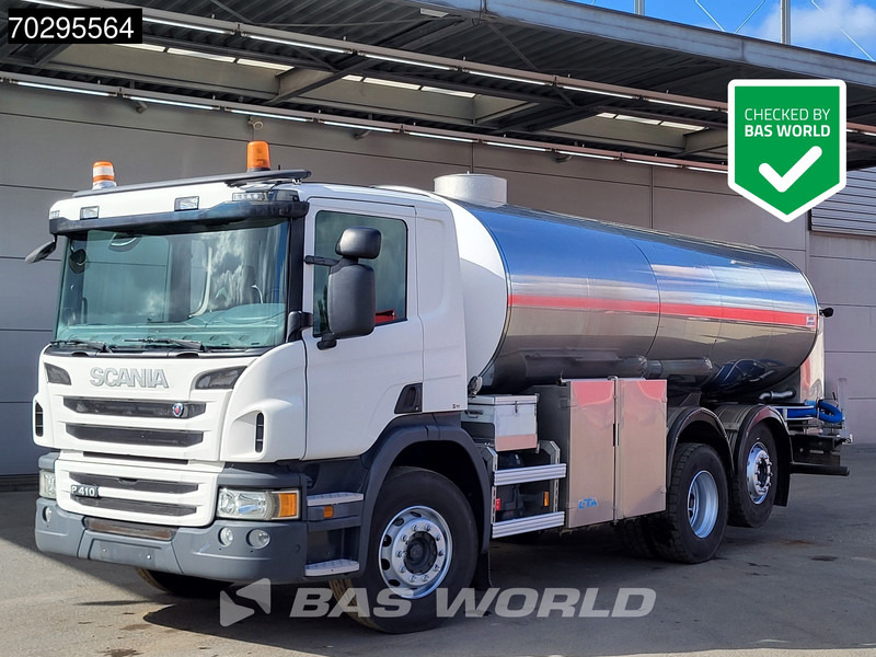 Scania P410 P 6X2 16000 Liter Milk Tank Retarder Lift+Steering axle Euro 6 - Camion citerne: photos 1 Scania P410 P 6X2 16000 Liter Milk Tank Retarder Lift+Steering axle Euro 6 - Camion citerne: photos 1