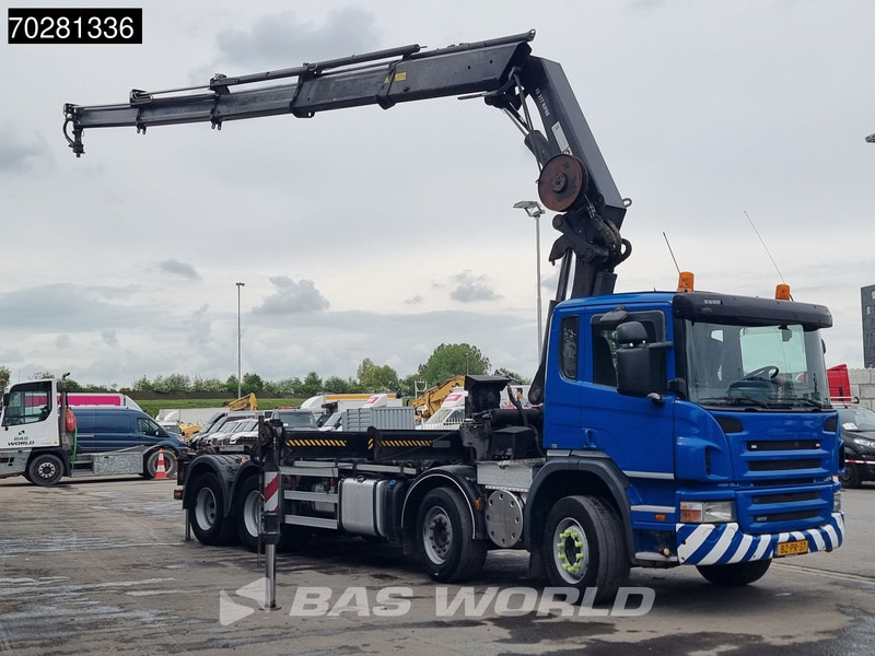 Scania P420 8X2 NL-Truck Hiab 377EP-4 Hipro Kran + Transcom TRC28S Euro 5 - Camion ampliroll, Camion grue: photos 3 Scania P420 8X2 NL-Truck Hiab 377EP-4 Hipro Kran + Transcom TRC28S Euro 5 - Camion ampliroll, Camion grue: photos 3
