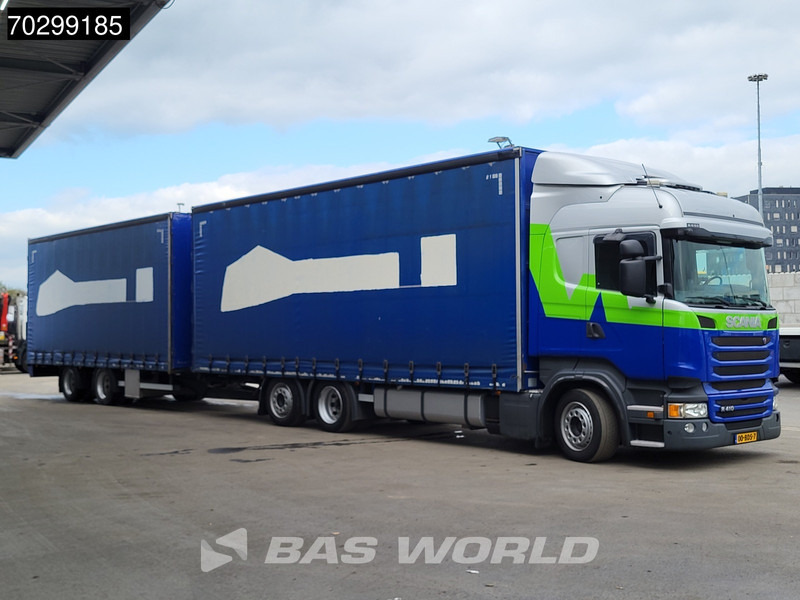 Scania R410 R 6X2 NL-Truck Standairco Lift+Steering-Axle Automatic Euro 6 - Camion à rideaux coulissants: photos 3 Scania R410 R 6X2 NL-Truck Standairco Lift+Steering-Axle Automatic Euro 6 - Camion à rideaux coulissants: photos 3