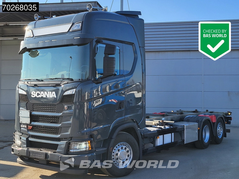 Scania S540 6X2 Retarder Full Air CS20H LED Euro 6 - Camion porte-conteneur/ Caisse mobile: photos 1 Scania S540 6X2 Retarder Full Air CS20H LED Euro 6 - Camion porte-conteneur/ Caisse mobile: photos 1