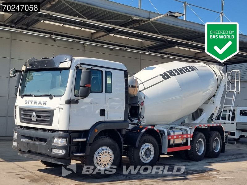 Sitrak G5 350 8X4 8m3 Liebherr Mixer Big-Axle Steelsuspension - Camion malaxeur: photos 1 Sitrak G5 350 8X4 8m3 Liebherr Mixer Big-Axle Steelsuspension - Camion malaxeur: photos 1