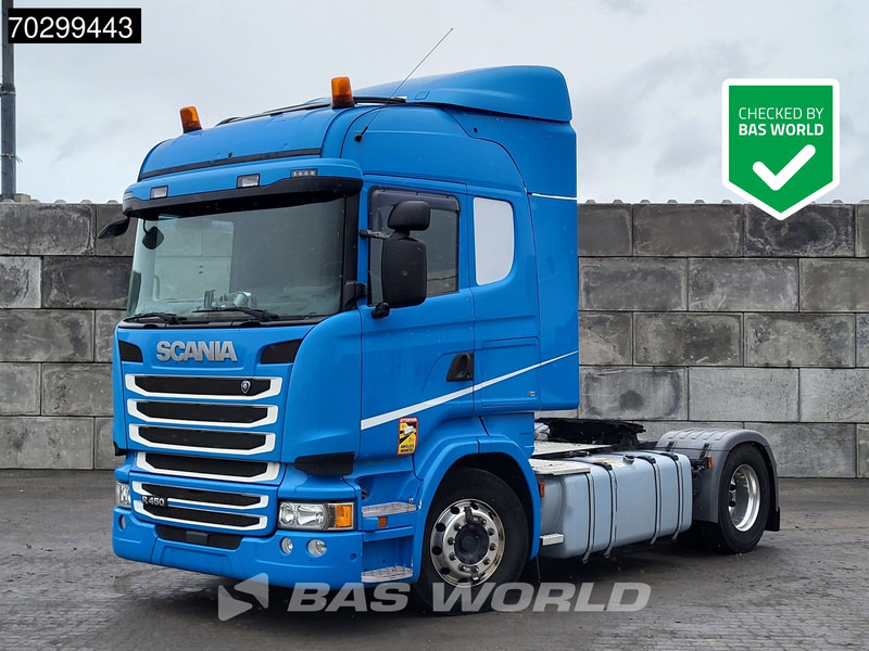 Scania R450 R 4X2 Retarder Standklima Alcoa Navi ACC Euro 6 - Tracteur routier: photos 1 Scania R450 R 4X2 Retarder Standklima Alcoa Navi ACC Euro 6 - Tracteur routier: photos 1