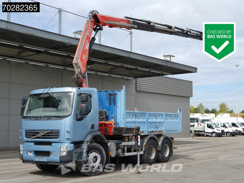 Volvo FE 280 904 6X4 Fassi F215/235AXP26 Crane 10m3 tipper Big-Axle Manual Euro 4 - Camion benne, Camion grue: photos 1 Volvo FE 280 904 6X4 Fassi F215/235AXP26 Crane 10m3 tipper Big-Axle Manual Euro 4 - Camion benne, Camion grue: photos 1