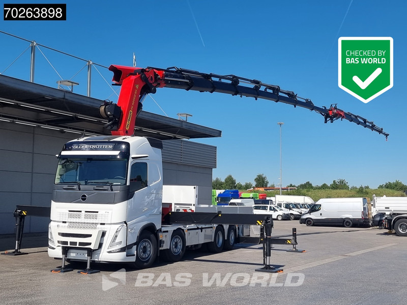 Volvo FH 500 8X2 Palfinger PK92002 SH JIB Kran Lift-Lenkachse Navi Euro 6 - Camion plateau, Camion grue: photos 3 Volvo FH 500 8X2 Palfinger PK92002 SH JIB Kran Lift-Lenkachse Navi Euro 6 - Camion plateau, Camion grue: photos 3