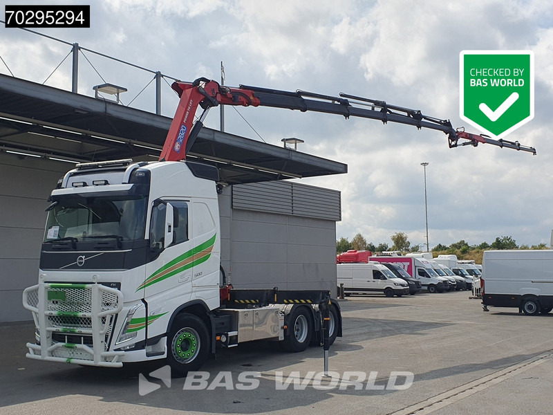 Volvo FH 500 FH 6X4 Full-Air Liftachse HMF 2820K-RCS Crane+JIB Remote Control I-ParkCool VDS LED Kran - Camion plateau, Camion grue: photos 1 Volvo FH 500 FH 6X4 Full-Air Liftachse HMF 2820K-RCS Crane+JIB Remote Control I-ParkCool VDS LED Kran - Camion plateau, Camion grue: photos 1