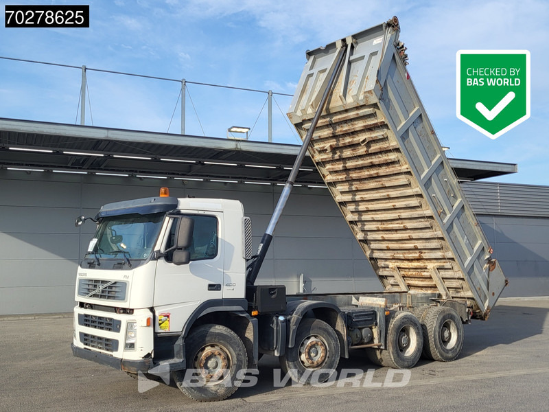 Volvo FM 400 8X4 16m3 tipper Manual Big-Axle VEB+ Euro 4 - Camion benne: photos 1 Volvo FM 400 8X4 16m3 tipper Manual Big-Axle VEB+ Euro 4 - Camion benne: photos 1
