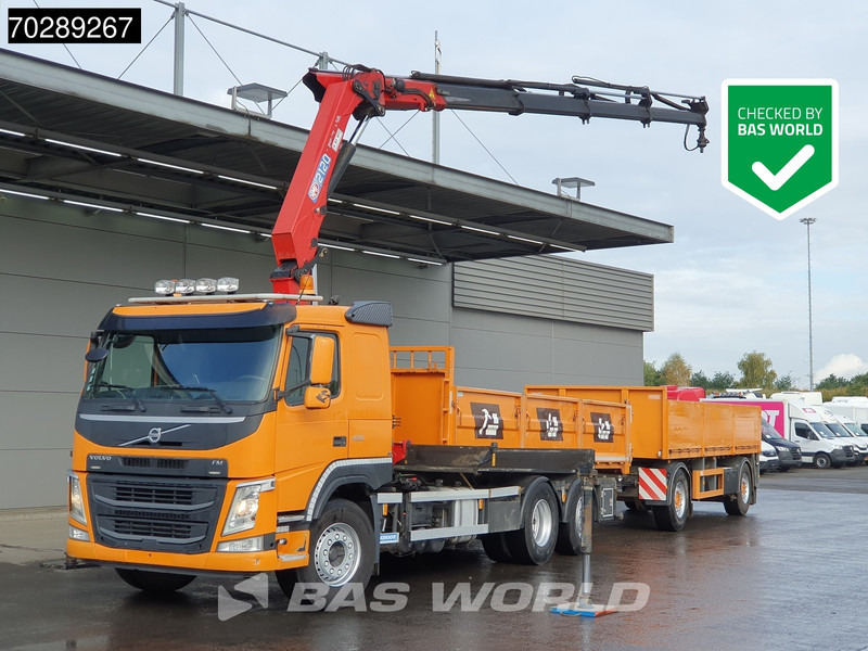 Volvo FM 420 6X2 Combi HMF 2120 K 4 Crane Kran Lift+lenkasche Euro 6 - Camion benne, Camion grue: photos 1 Volvo FM 420 6X2 Combi HMF 2120 K 4 Crane Kran Lift+lenkasche Euro 6 - Camion benne, Camion grue: photos 1