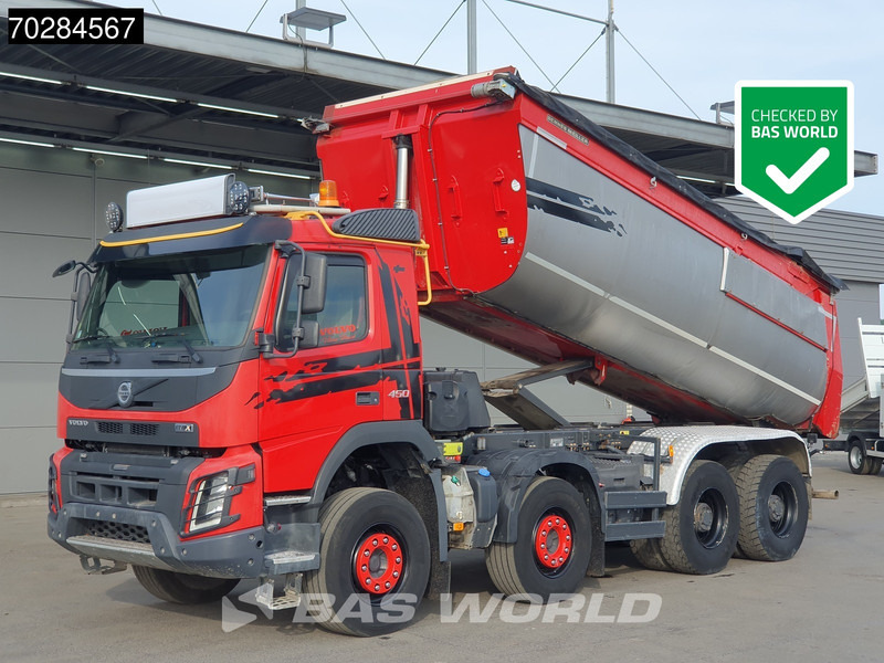 Volvo FMX 450 8X4 17m3 Meiller tipper Steelsuspension Automatic Retarder Big-Axle Euro 6 - Camion benne: photos 1 Volvo FMX 450 8X4 17m3 Meiller tipper Steelsuspension Automatic Retarder Big-Axle Euro 6 - Camion benne: photos 1