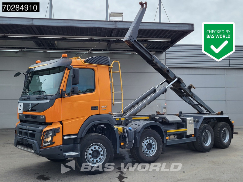 Volvo FMX 460 8X4 30t Meiller Hooklift Full Steel BigAxle Euro 6 - Camion ampliroll: photos 1 Volvo FMX 460 8X4 30t Meiller Hooklift Full Steel BigAxle Euro 6 - Camion ampliroll: photos 1