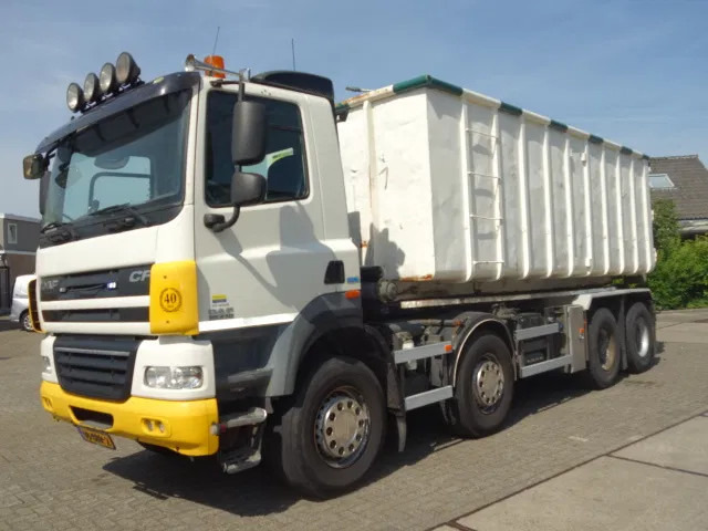 DAF CF 410 8X4 NCH CONTAINER SYSTEEM 32 TON 90 graden silo containers - Camion - système de câble: photos 3 DAF CF 410 8X4 NCH CONTAINER SYSTEEM 32 TON 90 graden silo containers - Camion - système de câble: photos 3