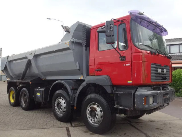 MAN FE 410 8x4 kipper,manual feulpomp,steel kipper - Camion benne: photos 3 MAN FE 410 8x4 kipper,manual feulpomp,steel kipper - Camion benne: photos 3