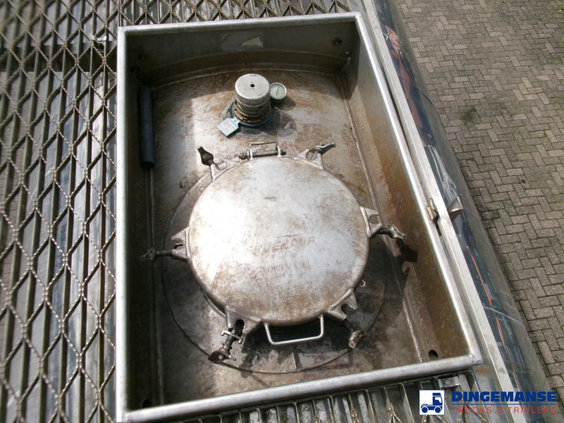 Semi-remorque citerne Crane Fruehauf Chemical ACID Rubber tank inox 30 m3 / 1 comp: photos 20