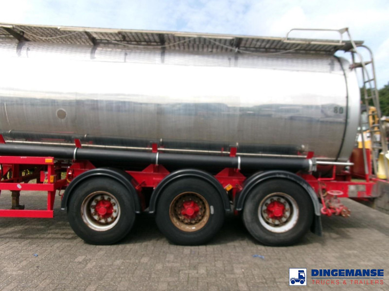 Crane Fruehauf Chemical ACID tank inox 30 m3 / 1 comp - Semi-remorque citerne: photos 5 Crane Fruehauf Chemical ACID tank inox 30 m3 / 1 comp - Semi-remorque citerne: photos 5