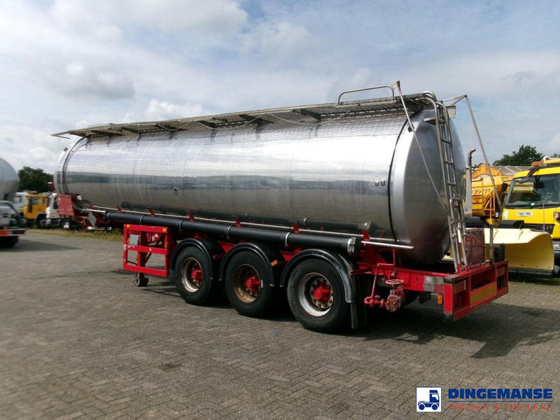 Crane Fruehauf Chemical ACID tank inox 30 m3 / 1 comp - Semi-remorque citerne: photos 4 Crane Fruehauf Chemical ACID tank inox 30 m3 / 1 comp - Semi-remorque citerne: photos 4