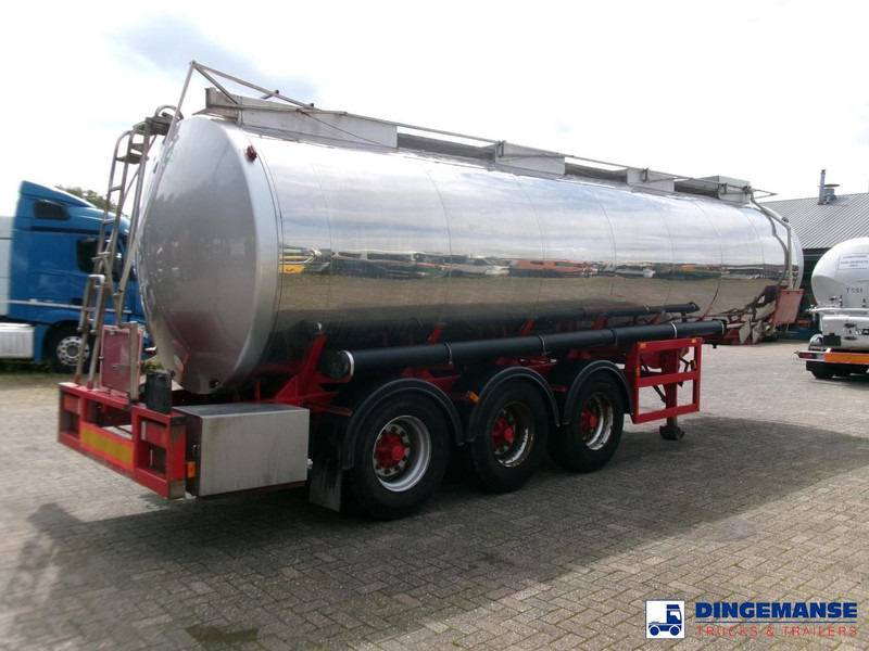 Crane Fruehauf Chemical ACID tank inox 30 m3 / 1 comp - Semi-remorque citerne: photos 3 Crane Fruehauf Chemical ACID tank inox 30 m3 / 1 comp - Semi-remorque citerne: photos 3