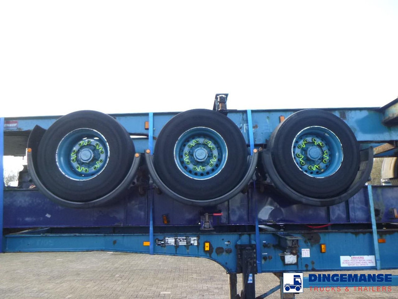 Crane Fruehauf Stack - 3 x container trailer 20-20-30-40 ft - Semi-remorque porte-conteneur/ Caisse mobile: photos 5 Crane Fruehauf Stack - 3 x container trailer 20-20-30-40 ft - Semi-remorque porte-conteneur/ Caisse mobile: photos 5