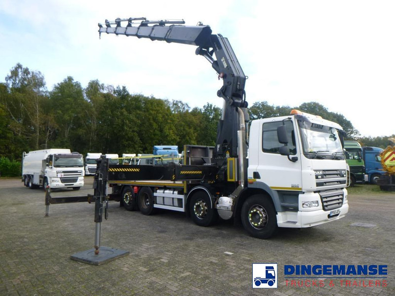 DAF CF 85.410 8X2 RHD + Hiab XS855 EP6 Hipro - Camion grue: photos 2 DAF CF 85.410 8X2 RHD + Hiab XS855 EP6 Hipro - Camion grue: photos 2