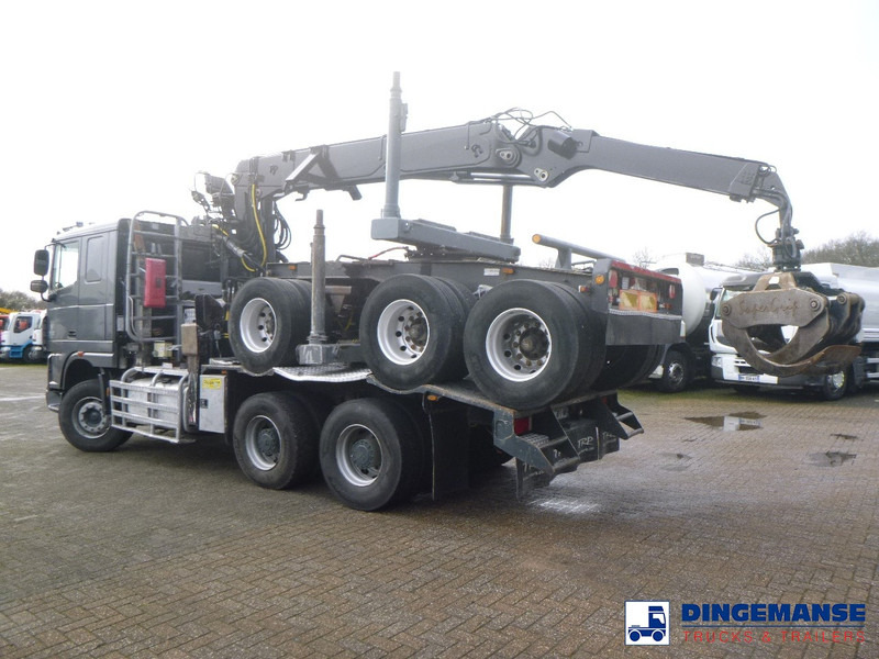 DAF XF 105.510 6x4 + Loglift F281S83 crane / timber truck + dolly - Camion grumier, Camion grue: photos 5 DAF XF 105.510 6x4 + Loglift F281S83 crane / timber truck + dolly - Camion grumier, Camion grue: photos 5