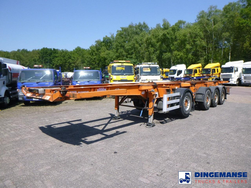 Dennison 4-axle container combi trailer (3 + 1 axles) 20-30-40-45 ft - Semi-remorque porte-conteneur/ Caisse mobile: photos 1 Dennison 4-axle container combi trailer (3 + 1 axles) 20-30-40-45 ft - Semi-remorque porte-conteneur/ Caisse mobile: photos 1