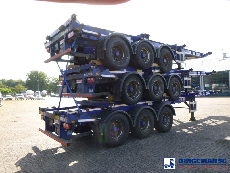 Dennison Stack - 3 x container trailer 20-30-40-45 ft - Semi-remorque porte-conteneur/ Caisse mobile: photos 4 Dennison Stack - 3 x container trailer 20-30-40-45 ft - Semi-remorque porte-conteneur/ Caisse mobile: photos 4