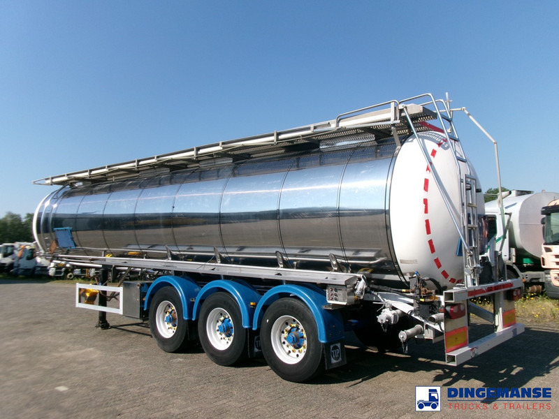Feldbinder Chemical tank (non-ADR) inox 30 m3 / 1 comp + pump - Semi-remorque citerne: photos 4 Feldbinder Chemical tank (non-ADR) inox 30 m3 / 1 comp + pump - Semi-remorque citerne: photos 4