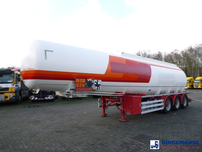 Feldbinder Jet fuel tank 40 m3 / 1 comp + pump - Remorque citerne: photos 1 Feldbinder Jet fuel tank 40 m3 / 1 comp + pump - Remorque citerne: photos 1