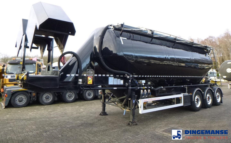 Feldbinder Powder tank alu 40 m3 / 1 comp - Semi-remorque citerne: photos 1 Feldbinder Powder tank alu 40 m3 / 1 comp - Semi-remorque citerne: photos 1