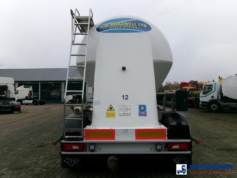 Feldbinder Powder tank alu 40 m3 / 1 comp + compressor - Semi-remorque citerne: photos 5 Feldbinder Powder tank alu 40 m3 / 1 comp + compressor - Semi-remorque citerne: photos 5