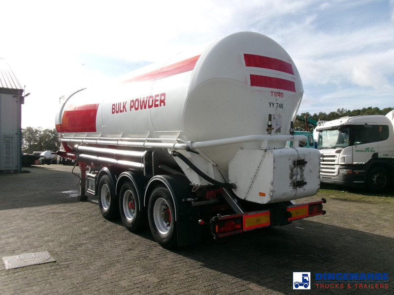 Feldbinder Powder tank alu 41 m3 (tipping) - Semi-remorque citerne: photos 3 Feldbinder Powder tank alu 41 m3 (tipping) - Semi-remorque citerne: photos 3