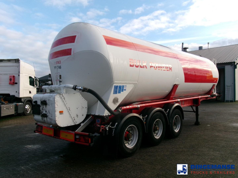 Feldbinder Powder tank alu 41 m3 (tipping) - Semi-remorque citerne: photos 4 Feldbinder Powder tank alu 41 m3 (tipping) - Semi-remorque citerne: photos 4