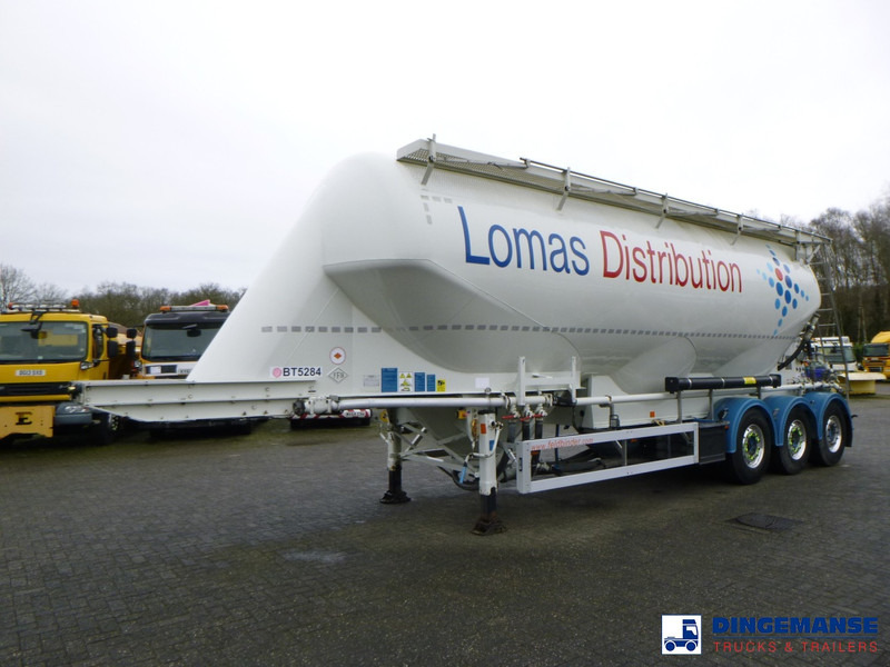 Feldbinder Powder tank alu 50 m3 / 1 comp - Semi-remorque citerne: photos 1 Feldbinder Powder tank alu 50 m3 / 1 comp - Semi-remorque citerne: photos 1