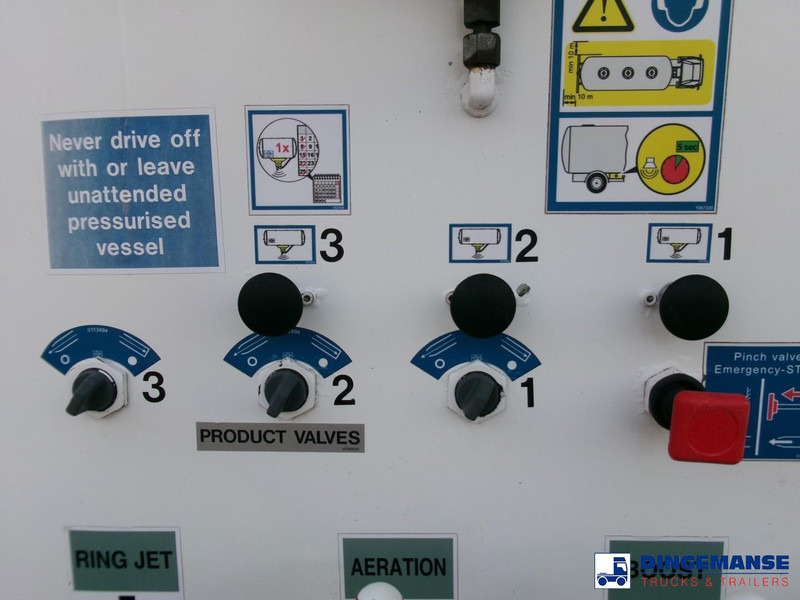 Semi-remorque citerne Feldbinder Powder tank alu alu 49 m3 / 1 comp: photos 16 Semi-remorque citerne Feldbinder Powder tank alu alu 49 m3 / 1 comp: photos 16